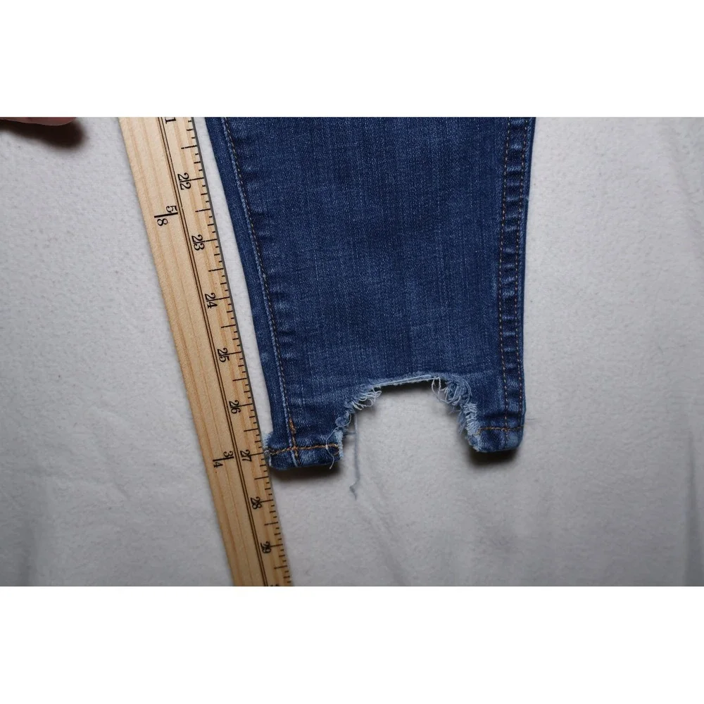 Madewell 10 High-Rise Skinny women's Jeans Blue Button Fly‎ Size 27